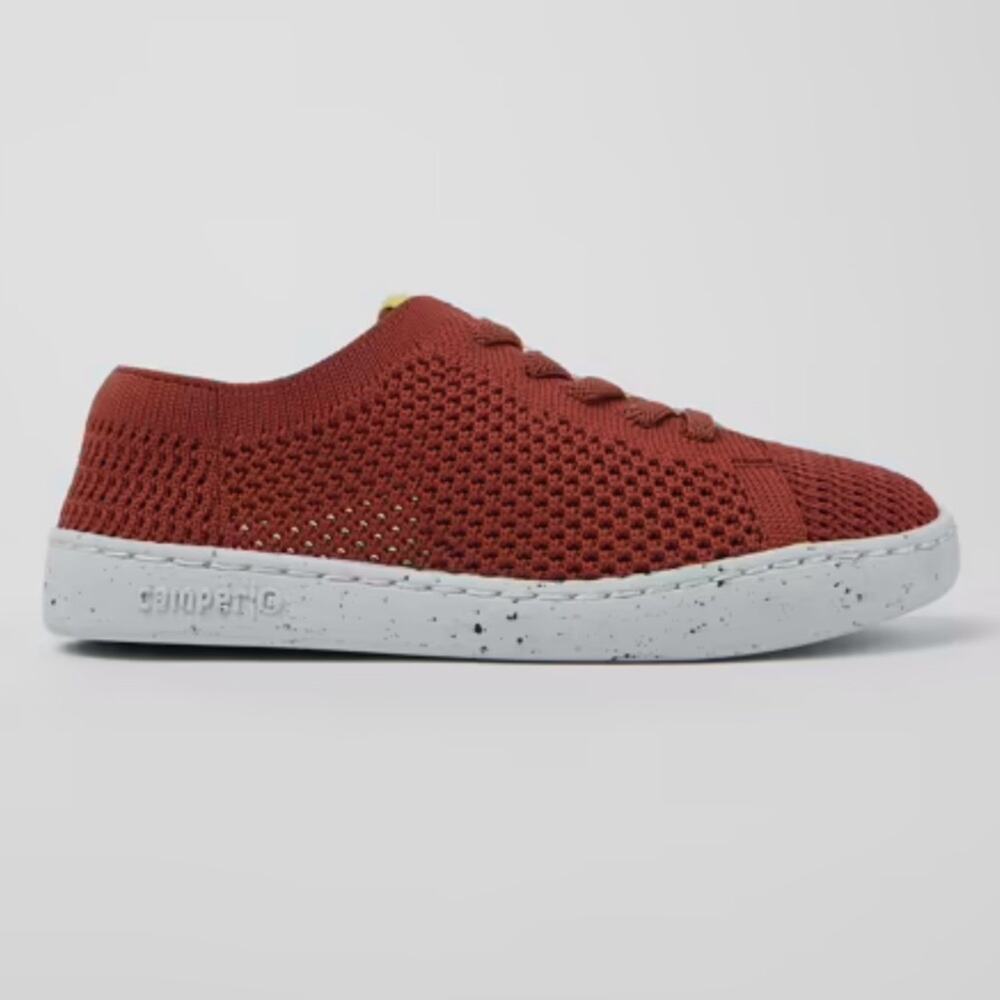 New CAMPER Peu Touring Red Textile Slip-on Sneaker Shoe KIDS SIZE 2